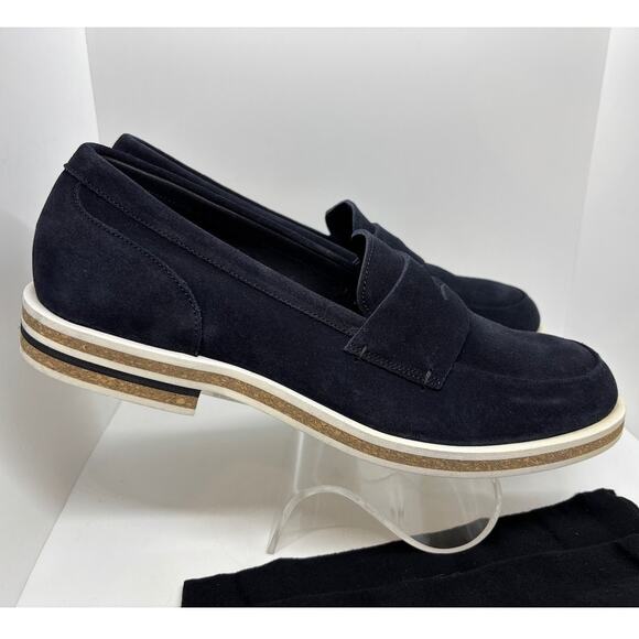 NWB FRANCE Robert Clergerie JULES Castoro Double Gris Suede Loafer Shoe 11.5 main image 5